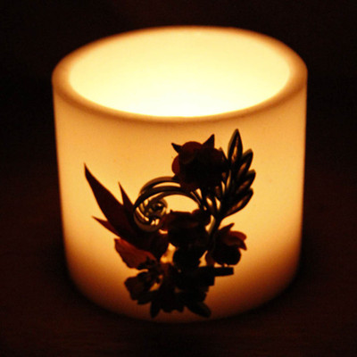 

Ekolhapuri Plastic Tealight Holder Set(White, Pack of 1)