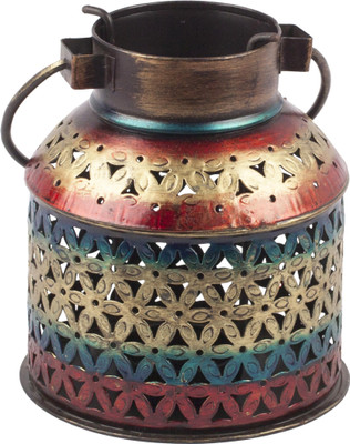 

Emboss Culture Cast Iron Tealight Holder(Multicolor, Pack of 1)