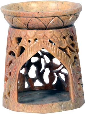 

Avinash Handicrafts Oil Burner 3.5" Stoneware 1 - Cup Tealight Holder(Multicolor, Pack of 1)