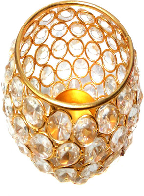 

yooneek Iron Tealight Holder(Gold, Pack of 1)