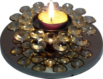 

Decor8 Iron 1 - Cup Candle Holder(Silver, Pack of 1)