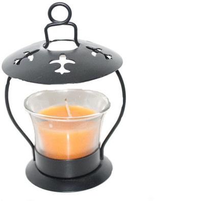 

Sarvsiddhi Iron Tealight Holder(Black, Pack of 1)