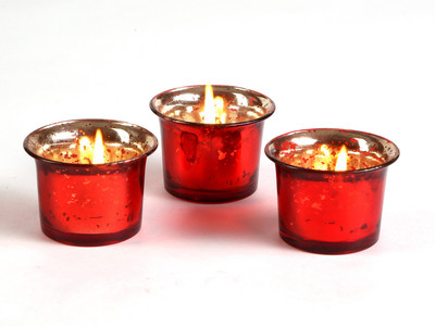 36% OFF on Hosley Glass 3 - Cup Tealight Holder(Red, Pack of 3) 36% OFF on Hosley Glass 3 - Cup Tealight Holder(Red, Pack of 3)