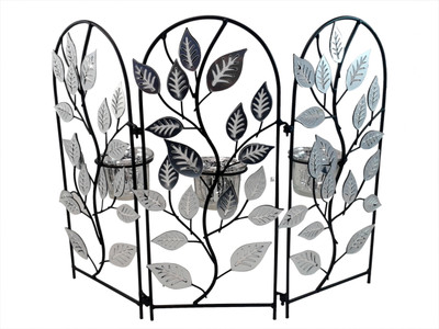 SNG Iron 3 - Cup Tealight Holder Set(Black, Pack of 1) SNG Iron 3 - Cup Tealight Holder Set(Black, Pack of 1)