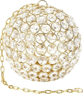 

AapnoCrafts Royal Rajasthan Decorative Crystal 1 - Cup Tealight Holder(Clear, Pack of 1)