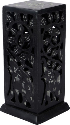 

Kaushal Creation Black Candle Stand Marble Tealight Holder(Black, Pack of 1)