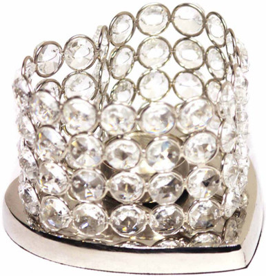 

eSoft Crystal Tealight Holder(Clear, Pack of 1)