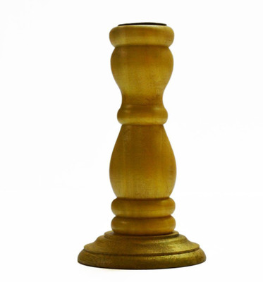 

Artlivo Golden Wooden 1 - Cup Candle Holder(Gold, Pack of 1)