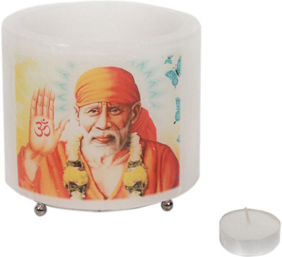 

Technomart Sai Candle Holder Steel 1 - Cup Tealight Holder Set(Multicolor, Pack of 1)