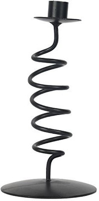 

The Decor Mart Iron Candle Holder(Black, Pack of 1)