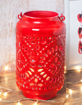 

Orange Tree Iron 1 - Cup Tealight Holder(Red, Pack of 1)