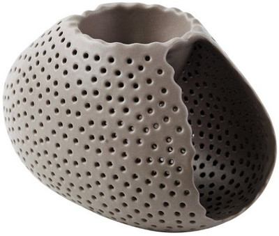 

Foyer Ceramic Tealight Holder(Brown, Pack of 1)