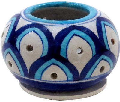 

Aurea Pottery 1 - Cup Tealight Holder(Blue, Pack of 1)