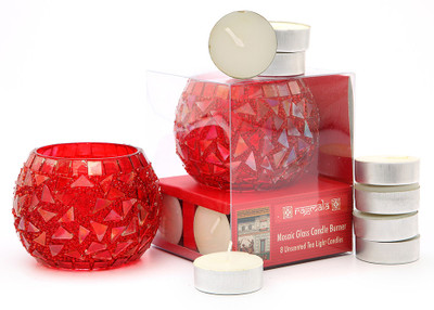 15% OFF on RAGMALA Glass Tealight Holder(Red, Pack of 1) 15% OFF on RAGMALA Glass Tealight Holder(Red, Pack of 1)