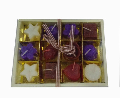 

Shopjinie Sweets Pack Candle(Multicolor, Pack of 12)