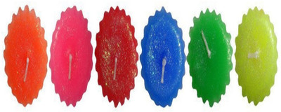 

Atorakushon STAR Smokeless Scented CANDLE Candle(Multicolor, Pack of 36)