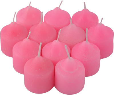 

Giftadia Tealight Candles GS-163 Pink Candle(Pink, Pack of 12)
