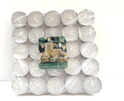 

Leflora T Candle Candle(White, Pack of 50)