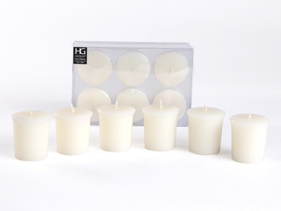 

Hosley G97329 Candle(White, Pack of 6)