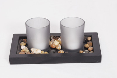 

H.M. TRADE LINKS JEWEL TONE CANDLE SET Candle(Multicolor, Pack of 2)