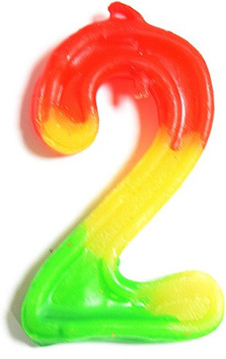 

skycandle.in 2 Number Birthday Candle(Multicolor, Pack of 1)