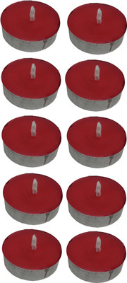 

Atorakushon Scented Smokeless Tealight Candles Pack Of 40 Candle(Red, Pack of 40)