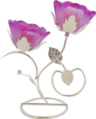 

SKY TRENDS Diwali gift DW002 Rose Candle(Multicolor, Pack of 1)
