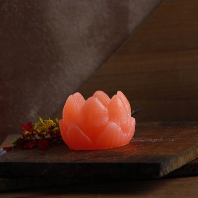 

eKolhapuri SPCD1002 Candle(Orange, Pack of 1)