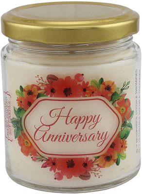 

Resonance Anniversary Special Jar Candle(White, Pack of 1)