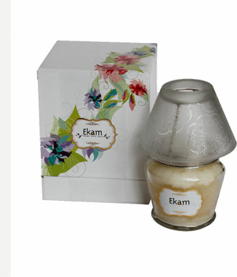 

Ekam Vanilla Lampshade Candle(White, Pack of 1)