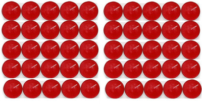 

Rasmy Candles Scented Apple Cinnamon Red Candle(Red, Pack of 50)