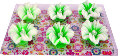 

Shreeng Lotus Shape Multicolor Wax Candle Candle(Multicolor, Pack of 6)