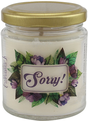 

Resonance Sorry Messenger Jar Candle(White, Pack of 1)