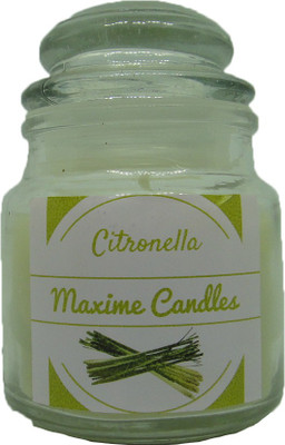 

Maxime Citronella Jar Candle(Yellow, Pack of 1)