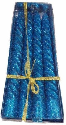 

Shopjinie Gift Set Of 4 Candles Candle(Blue, Pack of 4)