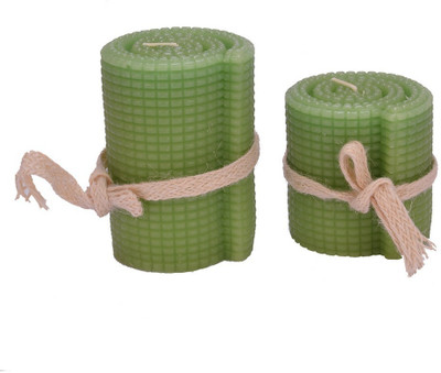 

Scrafts CN01516GRAS Aromatic 4" Rnd Texture Candle(Green, Pack of 2)