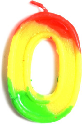 

Skycandle in 0 Number Birthday Candle(Multicolor, Pack of 1)