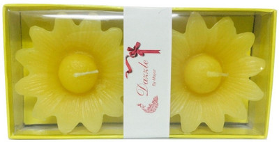 

Dazzle Floater Candle Big Flower Set of 2 Candle(Multicolor, Pack of 2)