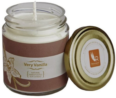 

Resonance Vanilla Natural Wax Medium Jar Candle(White, Pack of 1)