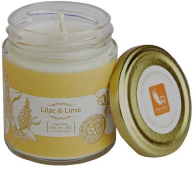 

Resonance Lilac & Lime Natural Wax Medium Jar Candle(White, Pack of 1)
