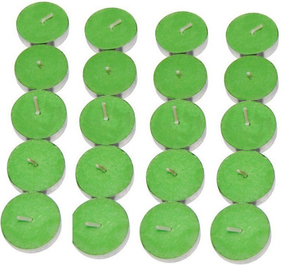 

Rasmy Candles Scented Jasmine Tea Lights Pac Of 20 Pcs Candle(Green, Pack of 20)