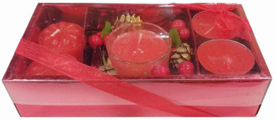 

Shopjinie Gift Set Candle(Red, Pack of 5)