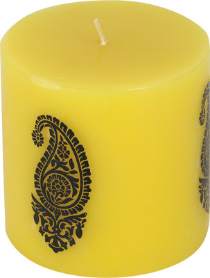 

S9 Home By Seasons CAN003PYELLOW Candle(Yellow, Pack of 1)