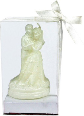 

The Candle Shop Wedding Series Candle(White, Pack of 1)