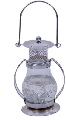 

Sunvi Lantern Candle(Silver, Pack of 1)