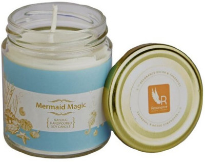 

Resonance Mermaid Magic Natural Wax Medium Jar Candle(White, Pack of 1)