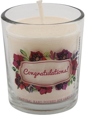 

Resonance Congratulations Votive Candle(White, Pack of 1)