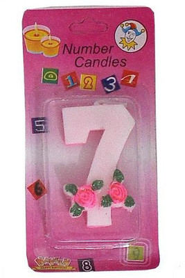 

Indigo Creatives Year 7 Birthday Candle(Multicolor, Pack of 1)