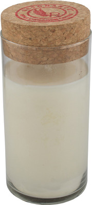 

Resonance Apple Cinnamon Large Pillar with Cork Lid Candle(White, Pack of 1)