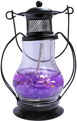 

PeepalComm Black Gel Lantern Candle(Multicolor, Pack of 1)